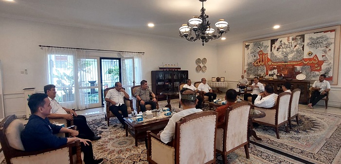 Foto Audensi Pengurus Kadin Sumut Dengan Wakil Gubernur Sumatera Utara Musa Rajekshah di Ruang Kerjanya