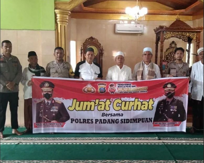 Lewat Jumat Curhat, Polres Padangsidempuan Dengar Keluhan Masyarakat