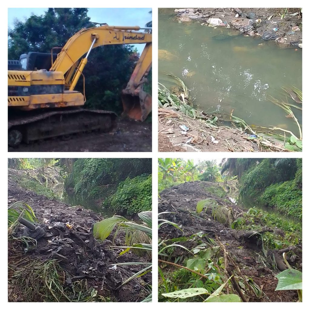 Proyek Normalisasi Sungai Desa Tegalrejo Kecamatan Tugumulyo Yang Di Anggarkan Tahun 202 Tanpa Di Pasang Papan Merek Pekerjaan