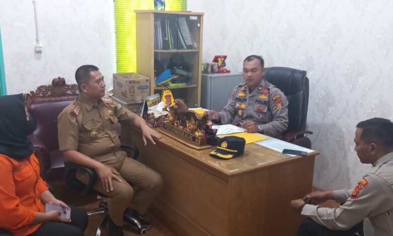 Badan Penanggulangan Bencana Daerah Kabupaten (BPBD) Kabupaten Musi Rawas (Mura) mendatangi Mapolres Mura