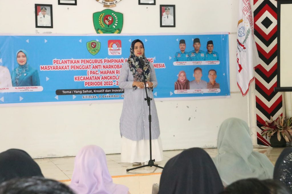 Pembina DPC Mapan RI Tapanuli Selatan (Tapsel), Ny Rosalina Dolly Pasaribu, menyatakan bahwa, musuh terbesar bangsa Indonesia saat ini, khususnya bagi generasi muda adalah narkoba